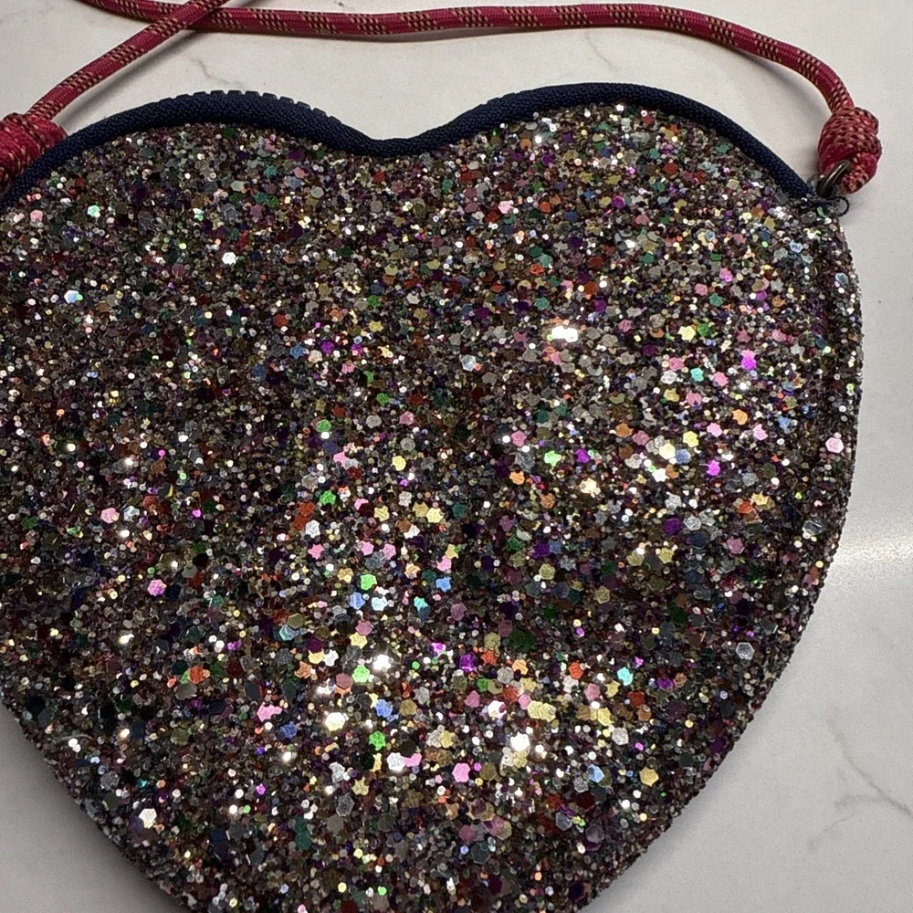 Crewcuts Purse Heart‎ Glitter Multicolor